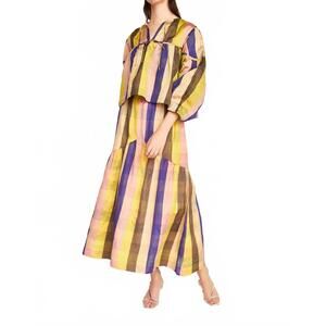 NEW MIRTH silverton blouse in citron plaid